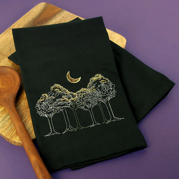 Moonlit Forest Scene - Image 6