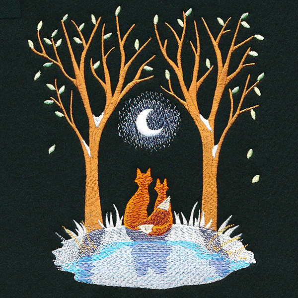 Moonlit Frost Scene - Image 3