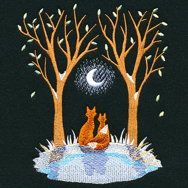 Moonlit Frost Scene - Image 5
