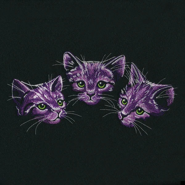 Moonlit Kitten Trio - Image 2