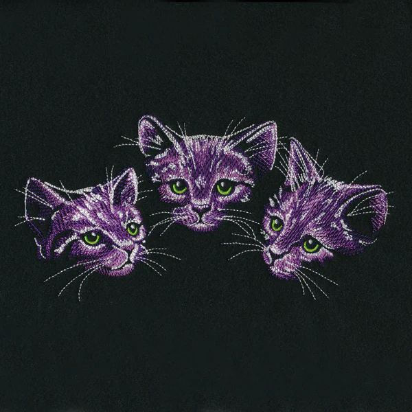 Moonlit Kitten Trio - Image 3