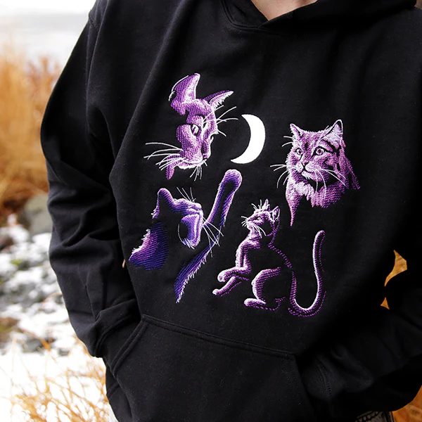 Moonlit Kitties - Portrait - Image 10