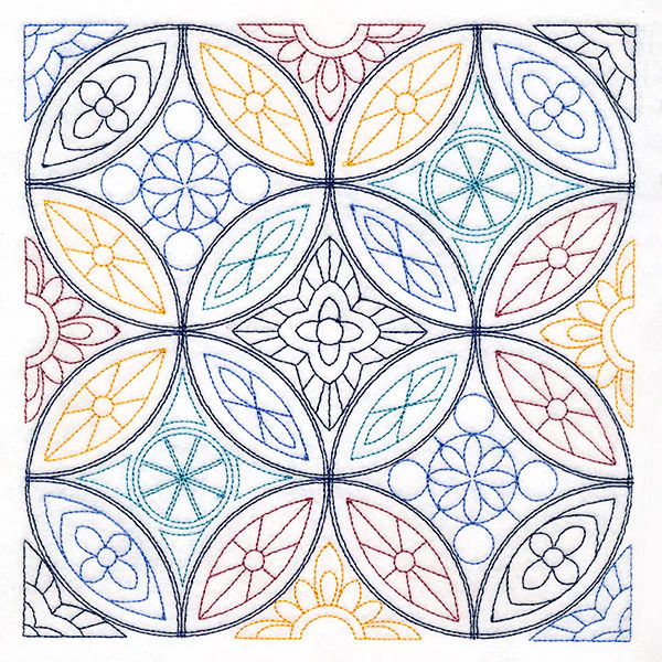 Moroccan Sunrise Repeatable Square