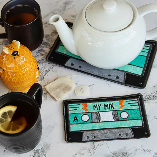 My Mix Cassette Tape Trivet (In-the-Hoop) - Image 2