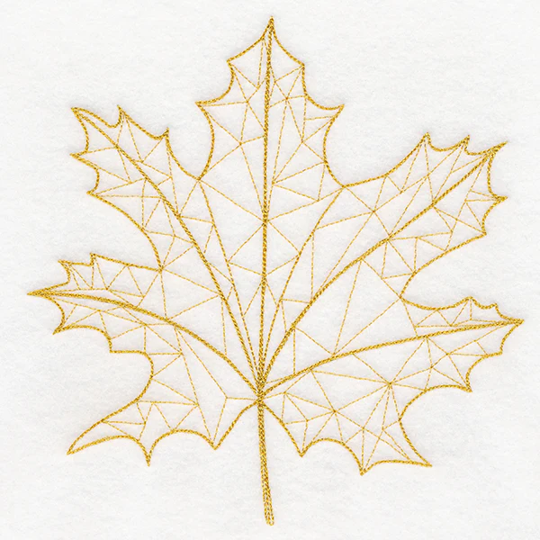 Nature's Geometry Maple Leaf - Image 2
