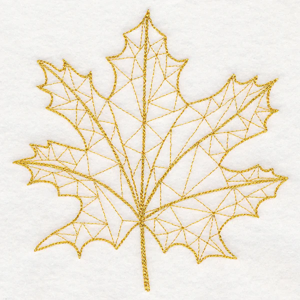 Nature's Geometry Maple Leaf - Image 4