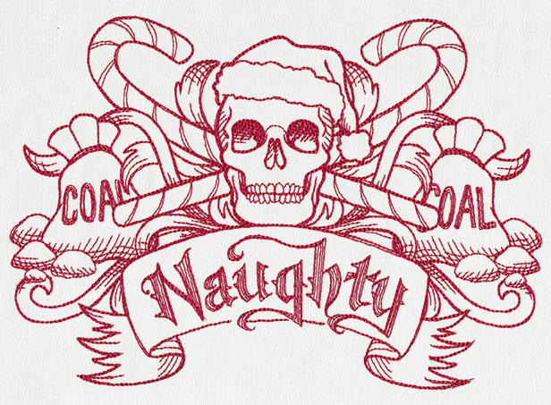 Naughty Christmas Crest - Image 2