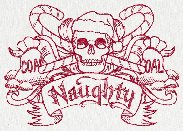 Naughty Christmas Crest - Image 3