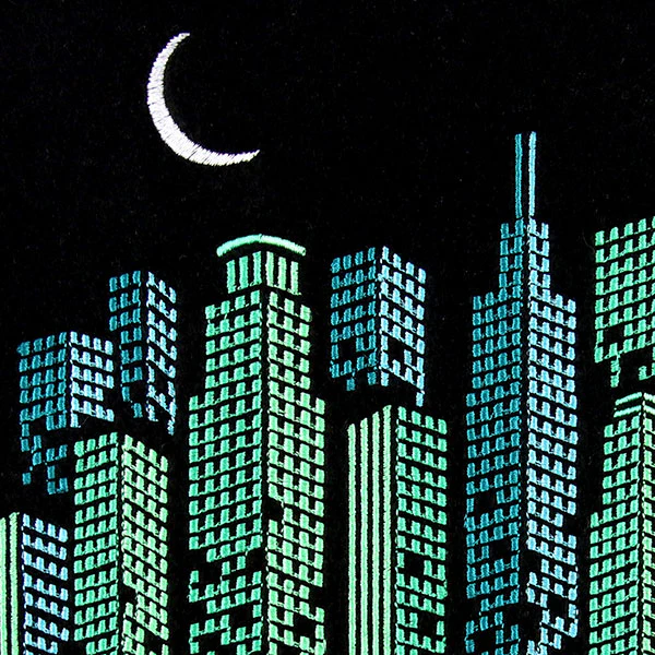 Night on the Town Cityscape Reflections - Image 6