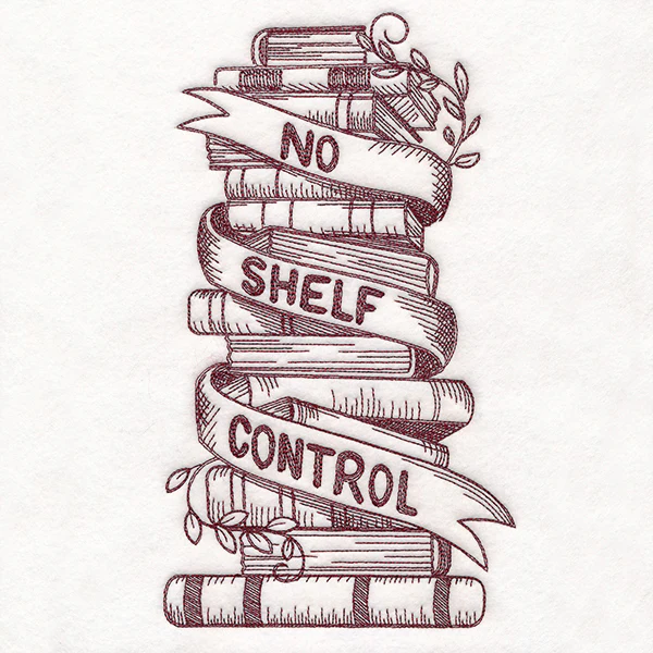 No Self Control Book Stack - Image 3