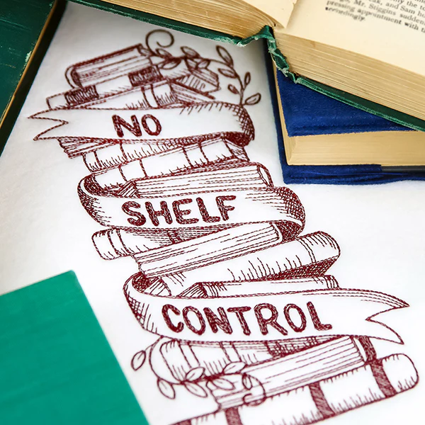No Self Control Book Stack - Image 4