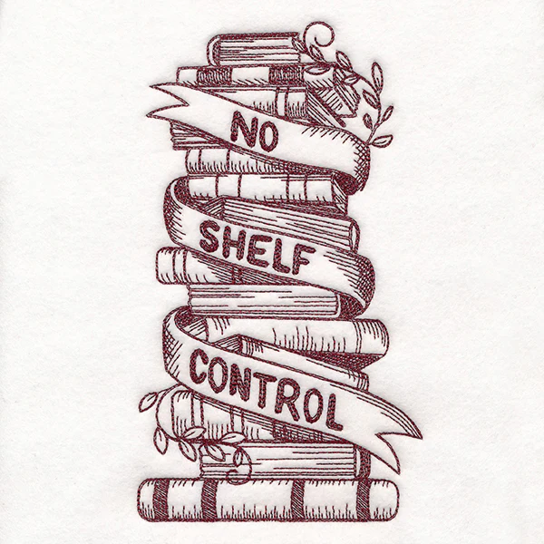 No Self Control Book Stack - Image 5