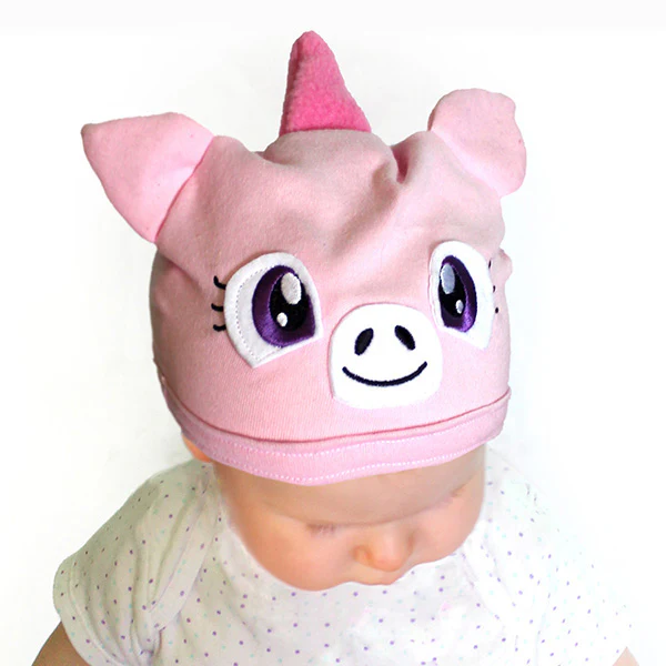 Noggin Nanimals - Unicorn Face (Applique) (Split) - Image 3