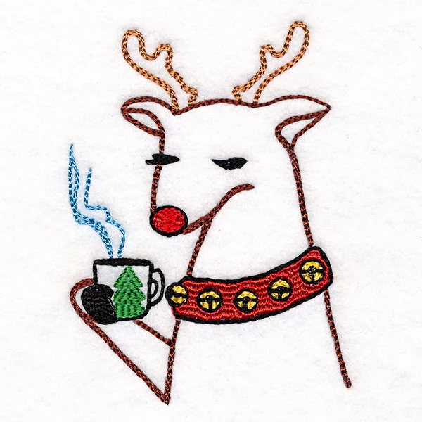 Not Before Coffee Christmas Reindeer - Image 4