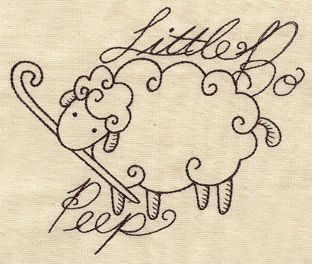 Nursery Rhymes - Little Bo Peep Sketch - Image 2