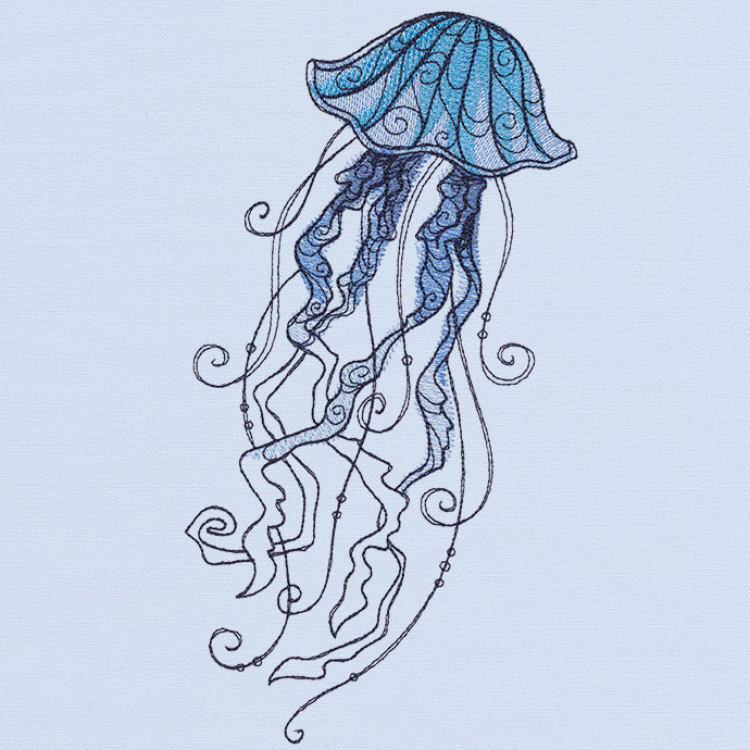 Ocean Blue - Jellyfish - Image 2
