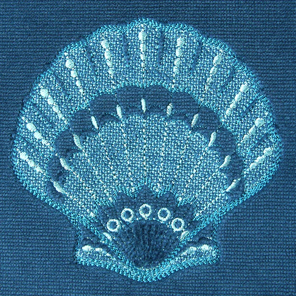 Ocean Breeze Fan Shell (Embossed) - Image 5