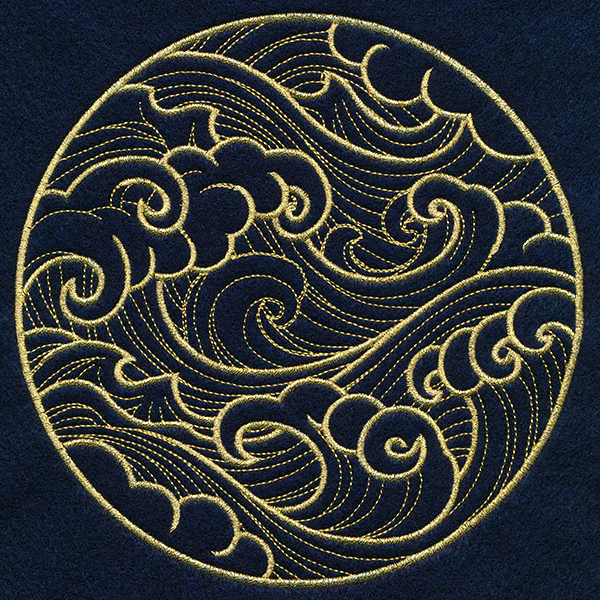 Ocean Waves Circle - Image 2