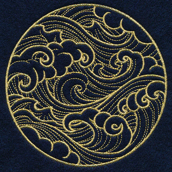 Ocean Waves Circle - Image 4