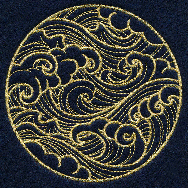 Ocean Waves Circle - Image 5