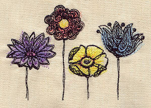 Painted Flowers - Image 3
