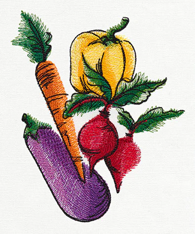 Painted Garden Veggies - Image 2