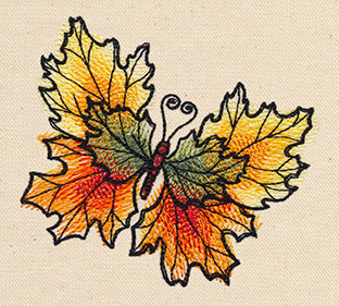 Painted Leafy Butterfly - Image 3