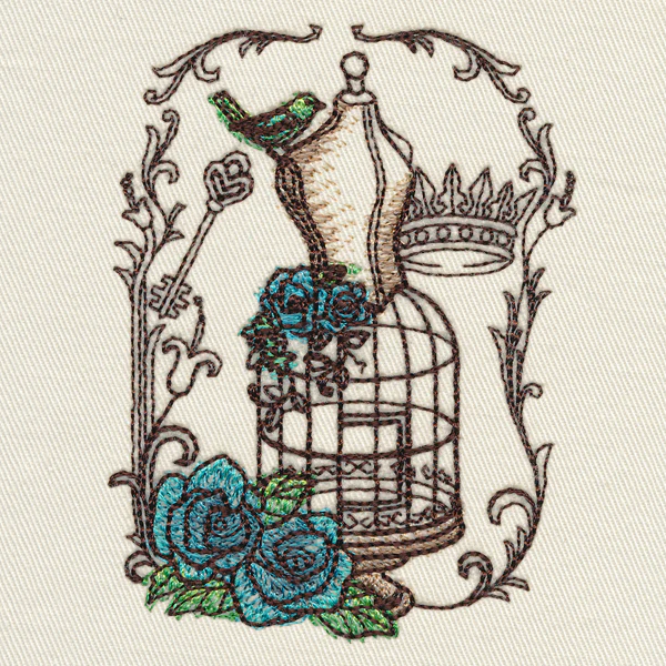 Parisian Birdcage Dress Form - Image 4
