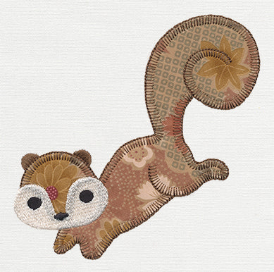Patchwork Thicket - Squirrel (Applique) - Image 3