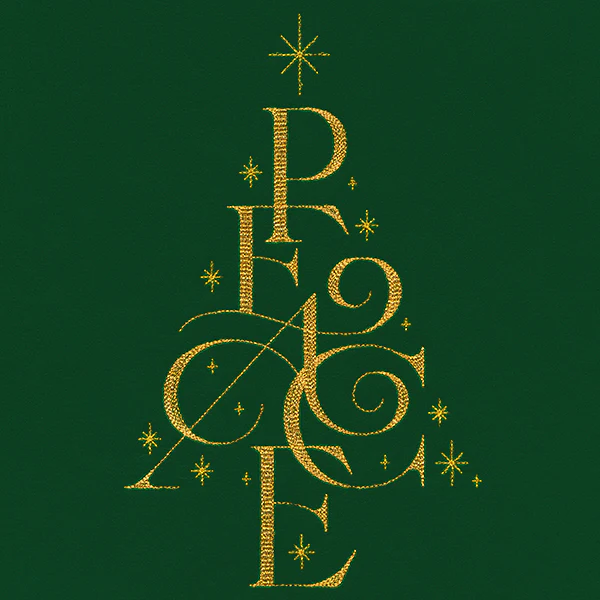 Peace Christmas Tree