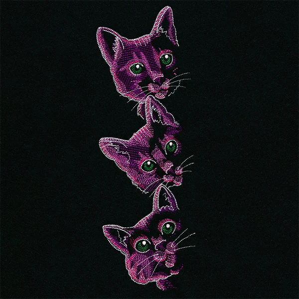 Peeking Cats Trio