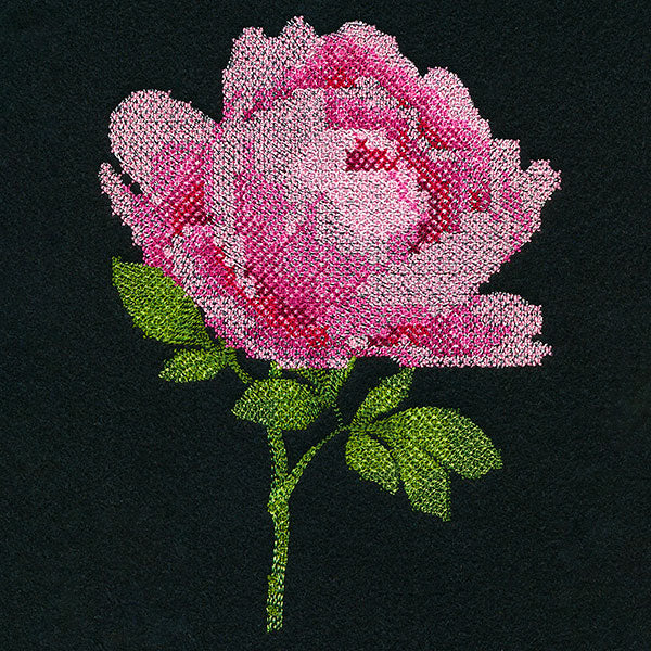 Peony in Pixels (Cross Stitch) - Image 5