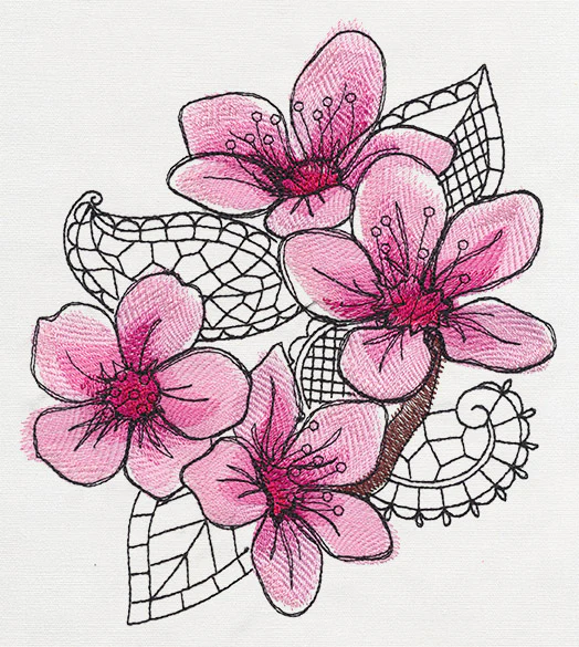Petals and Lace - Cherry Blossom - Image 6