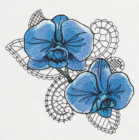 Petals and Lace - Orchid - Image 3