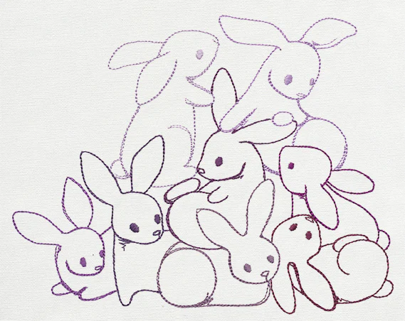 Pile o' Cute - Bunny Pile - Image 3