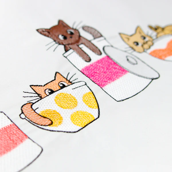 Playful Kitchen Kitty Border - Image 2