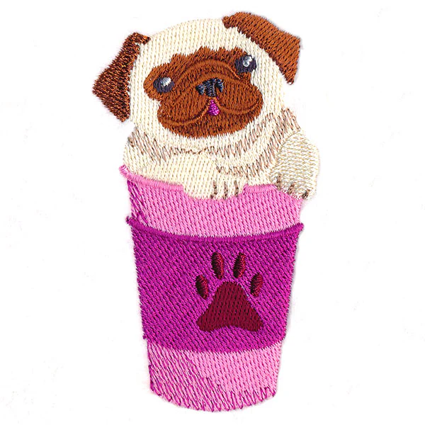 Pup-ppuccino Pug