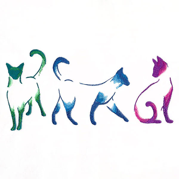 Purr-fectly Modern Cat Border - Image 3