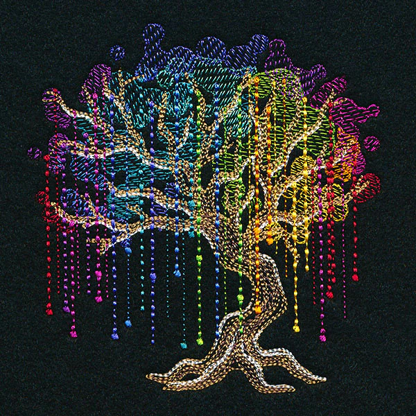 Rainbow Willow Tree - Image 8