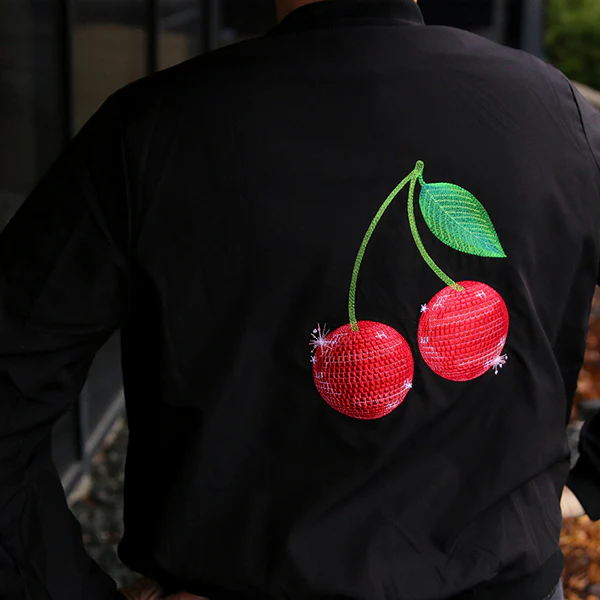 Ready to Party Disco Ball Cherries (Applique) - Image 3