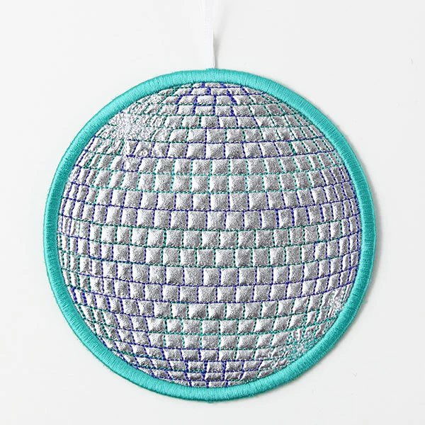 Ready to Party Disco Ball Coaster (In-the-Hoop) - Image 5