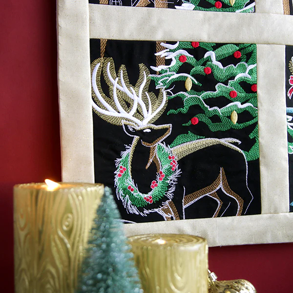 Reindeer & Gingerbread Christmas Scene II - Panel 5 - Image 18