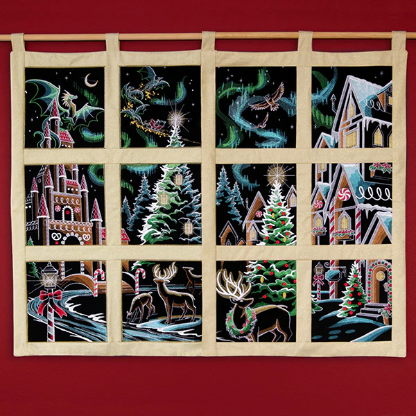 Reindeer & Gingerbread Christmas Scene II - Panel 6 - Image 11