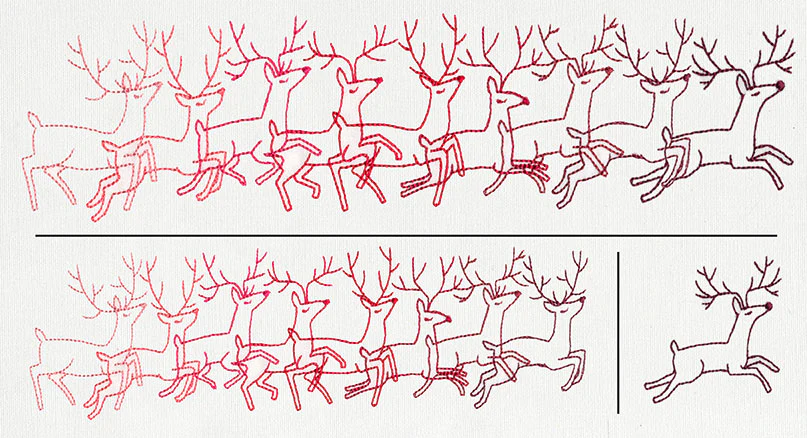 Reindeer Rainbow (Split) - Image 4