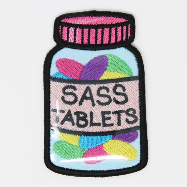 Sass Tablets (Patch) (Vinyl Applique) - Image 3