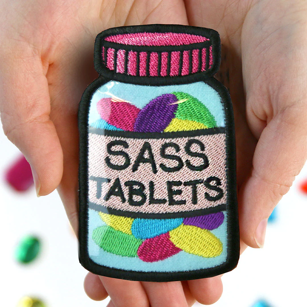 Sass Tablets (Patch) (Vinyl Applique) - Image 5