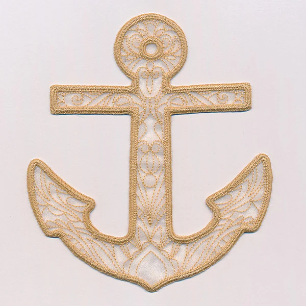 Sea Glass - Anchor (Freestanding Organza) - Image 6