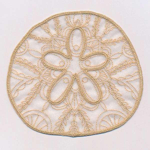 Sea Glass - Sand Dollar (Freestanding Organza) - Image 2
