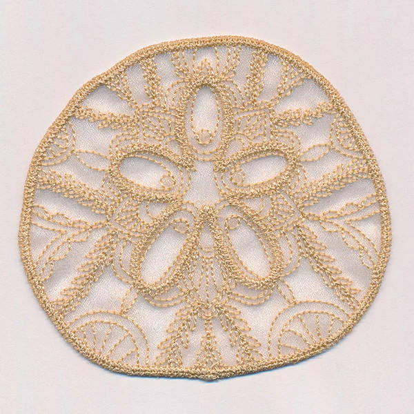 Sea Glass - Sand Dollar (Freestanding Organza) - Image 3