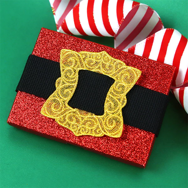Shimmering Santa Buckle (Lace) - Image 8